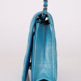 Chanel 2018 Light Blue Iridescent Wallet on Chain - FashioNica