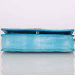 Chanel 2018 Light Blue Iridescent Wallet on Chain - FashioNica