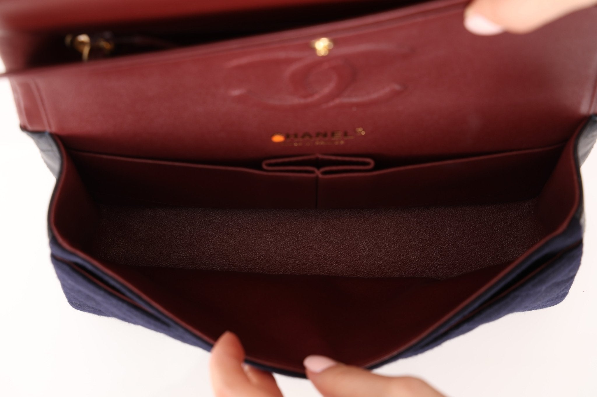 Chanel 2018 Paris - Hamburg Medium Charming Navy Double Flap Bag - FashioNica