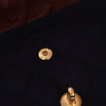 Chanel 2018 Paris - Hamburg Medium Charming Navy Double Flap Bag - FashioNica