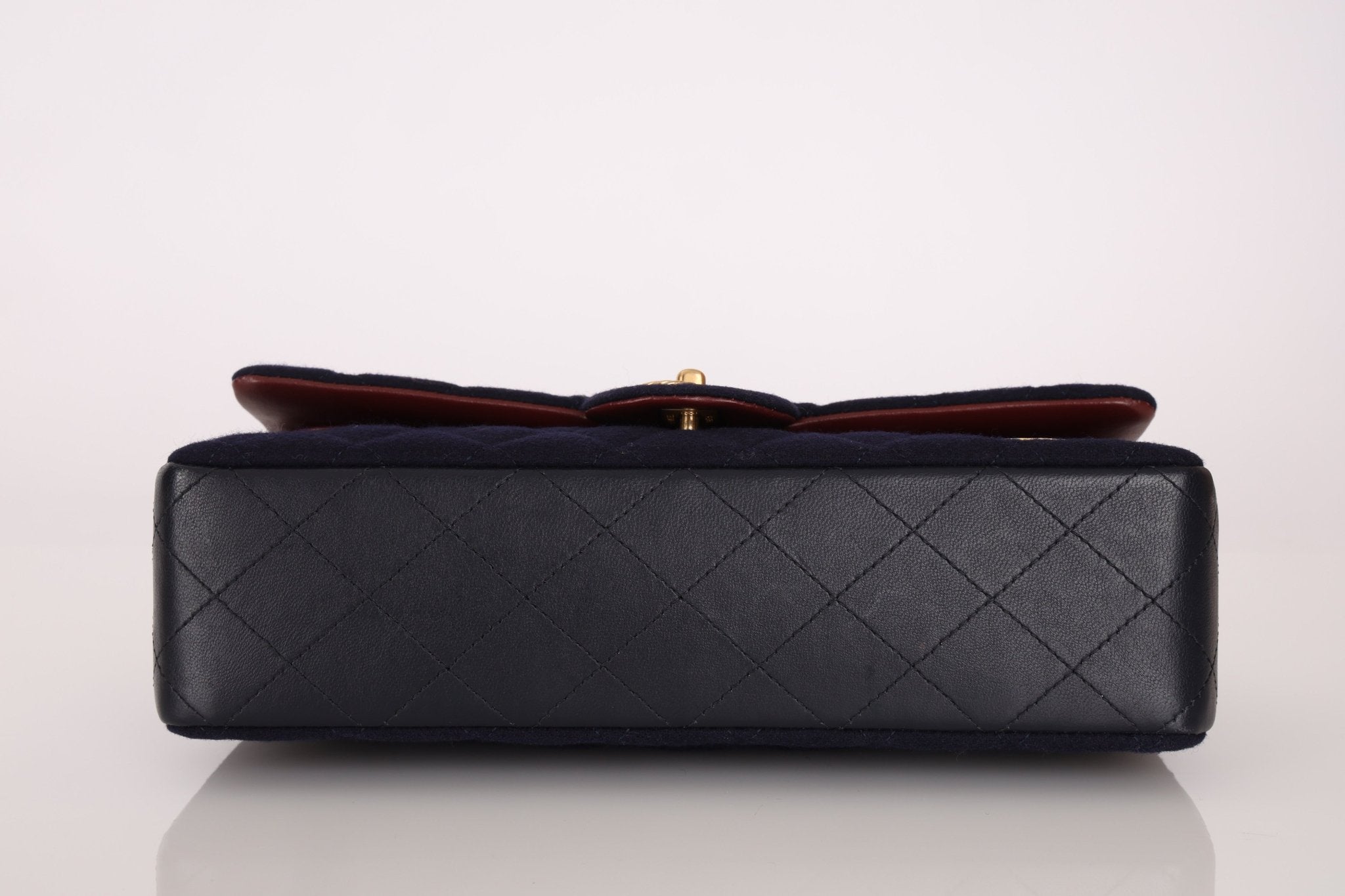 Chanel 2018 Paris - Hamburg Medium Charming Navy Double Flap Bag - FashioNica