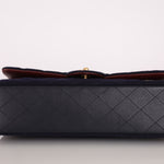 Chanel 2018 Paris - Hamburg Medium Charming Navy Double Flap Bag - FashioNica