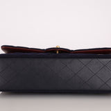 Chanel 2018 Paris - Hamburg Medium Charming Navy Double Flap Bag - FashioNica