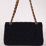 Chanel 2018 Paris - Hamburg Medium Charming Navy Double Flap Bag - FashioNica