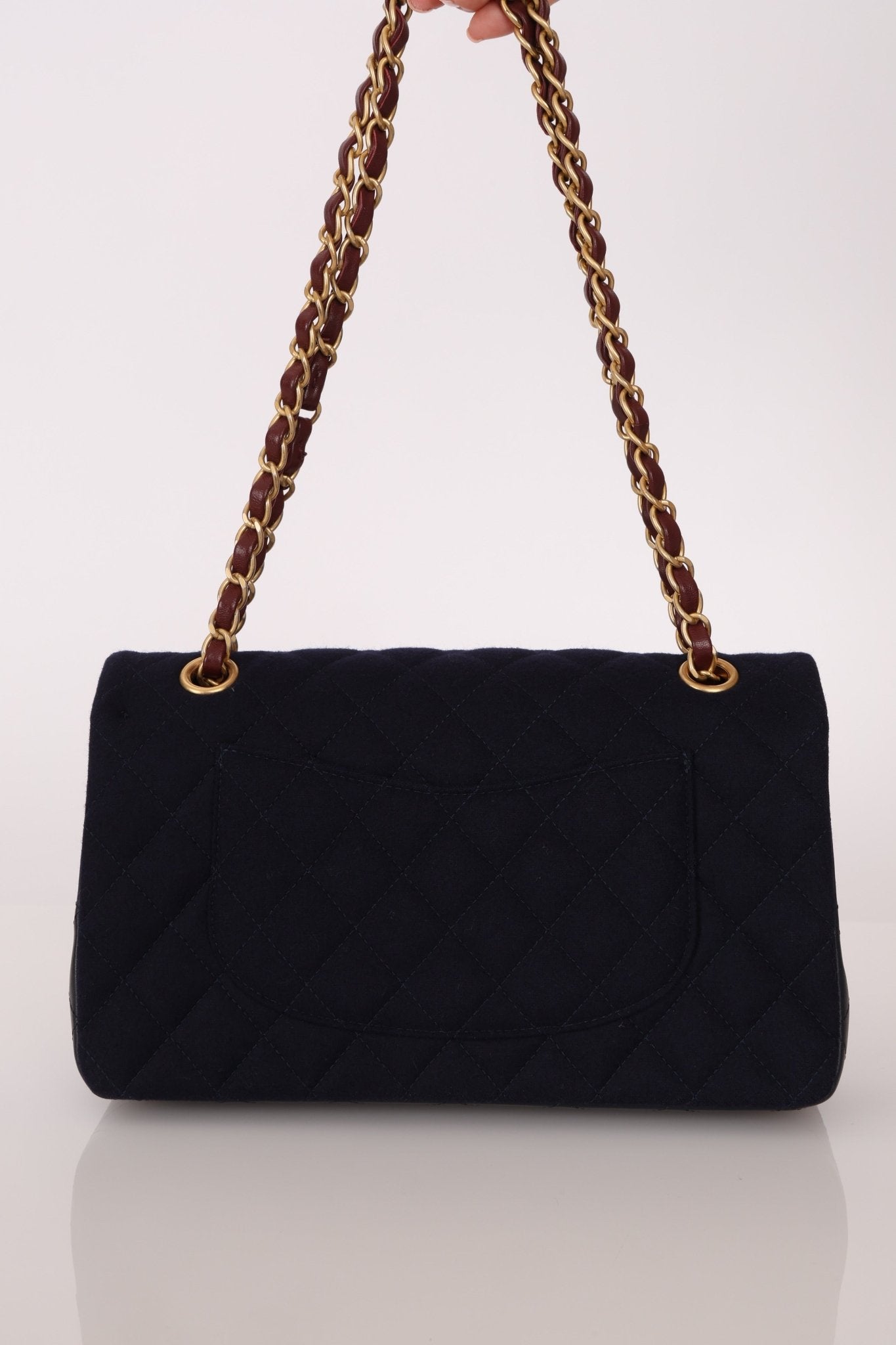 Chanel 2018 Paris - Hamburg Medium Charming Navy Double Flap Bag - FashioNica