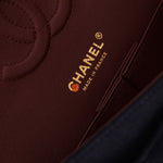 Chanel 2018 Paris - Hamburg Medium Charming Navy Double Flap Bag - FashioNica