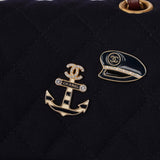 Chanel 2018 Paris - Hamburg Medium Charming Navy Double Flap Bag - FashioNica