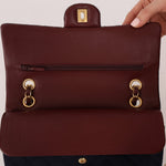 Chanel 2018 Paris - Hamburg Medium Charming Navy Double Flap Bag - FashioNica