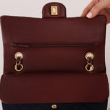 Chanel 2018 Paris - Hamburg Medium Charming Navy Double Flap Bag - FashioNica