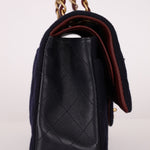 Chanel 2018 Paris - Hamburg Medium Charming Navy Double Flap Bag - FashioNica