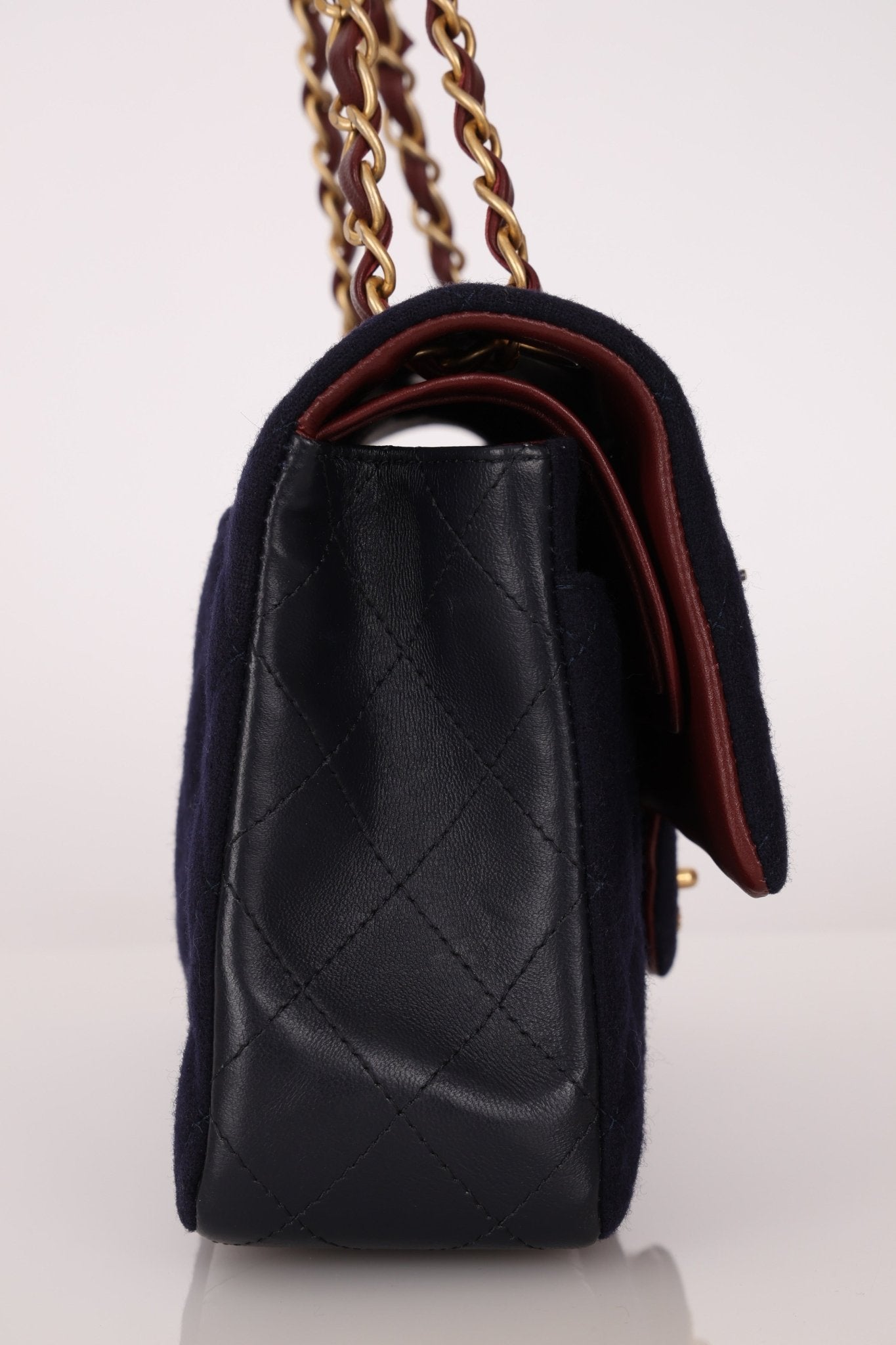 Chanel 2018 Paris - Hamburg Medium Charming Navy Double Flap Bag - FashioNica