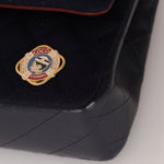 Chanel 2018 Paris - Hamburg Medium Charming Navy Double Flap Bag - FashioNica