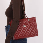 Chanel 2018 Quilted Aged Calfskin Urban Companion Shopper Tote - FashioNica