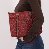 Chanel 2018 Quilted Aged Calfskin Urban Companion Shopper Tote - FashioNica