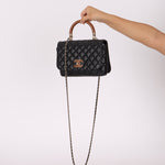 Chanel 2018 Wood Enamel Top Handle Bag - FashioNica