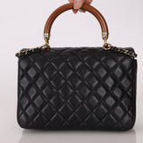 Chanel 2018 Wood Enamel Top Handle Bag - FashioNica