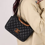 Chanel 2018 Wood Enamel Top Handle Bag - FashioNica