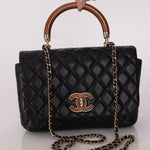 Chanel 2018 Wood Enamel Top Handle Bag - FashioNica