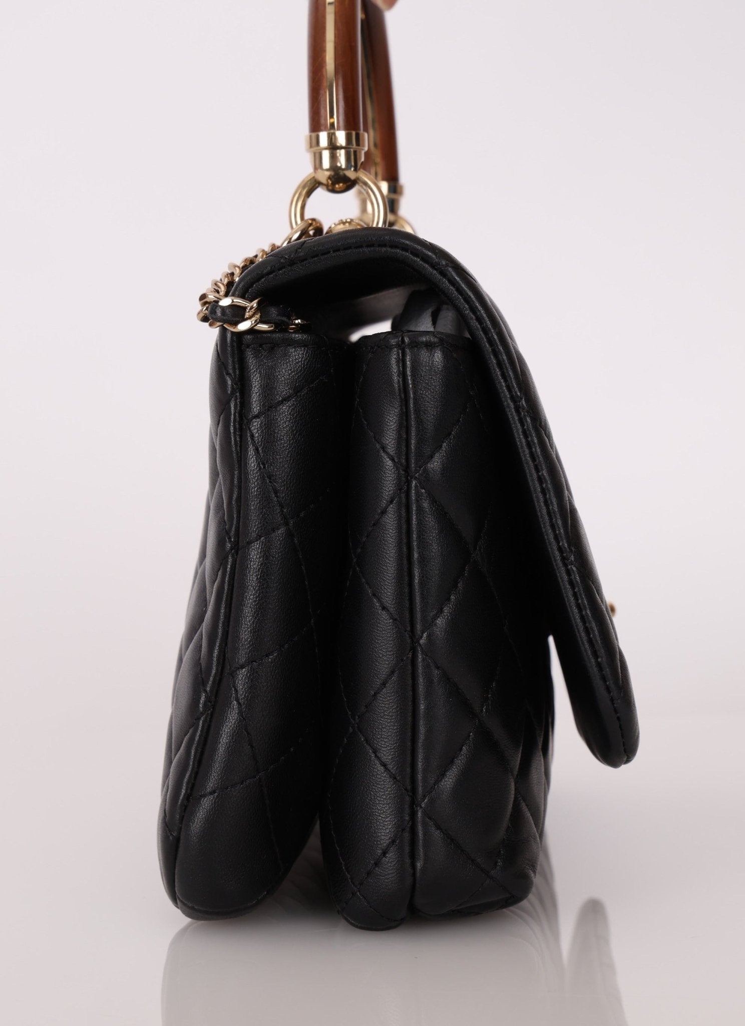 Chanel 2018 Wood Enamel Top Handle Bag - FashioNica