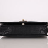 Chanel 2019 Black Caviar & Sheepskin Mademoiselle Wallet on Chain - FashioNica