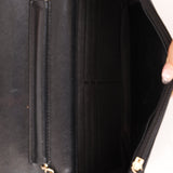 Chanel 2019 Black Caviar & Sheepskin Mademoiselle Wallet on Chain - FashioNica