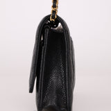 Chanel 2019 Black Caviar Wallet on Chain - FashioNica