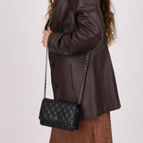 Chanel 2019 Black Caviar Wallet on Chain - FashioNica