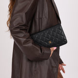Chanel 2019 Black Caviar Wallet on Chain - FashioNica
