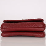 Chanel 2019 Bordeaux Knock On Wood Coco Handle Flap - FashioNica