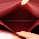 Chanel 2019 Bordeaux Knock On Wood Coco Handle Flap - FashioNica