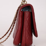 Chanel 2019 Bordeaux Knock On Wood Coco Handle Flap - FashioNica