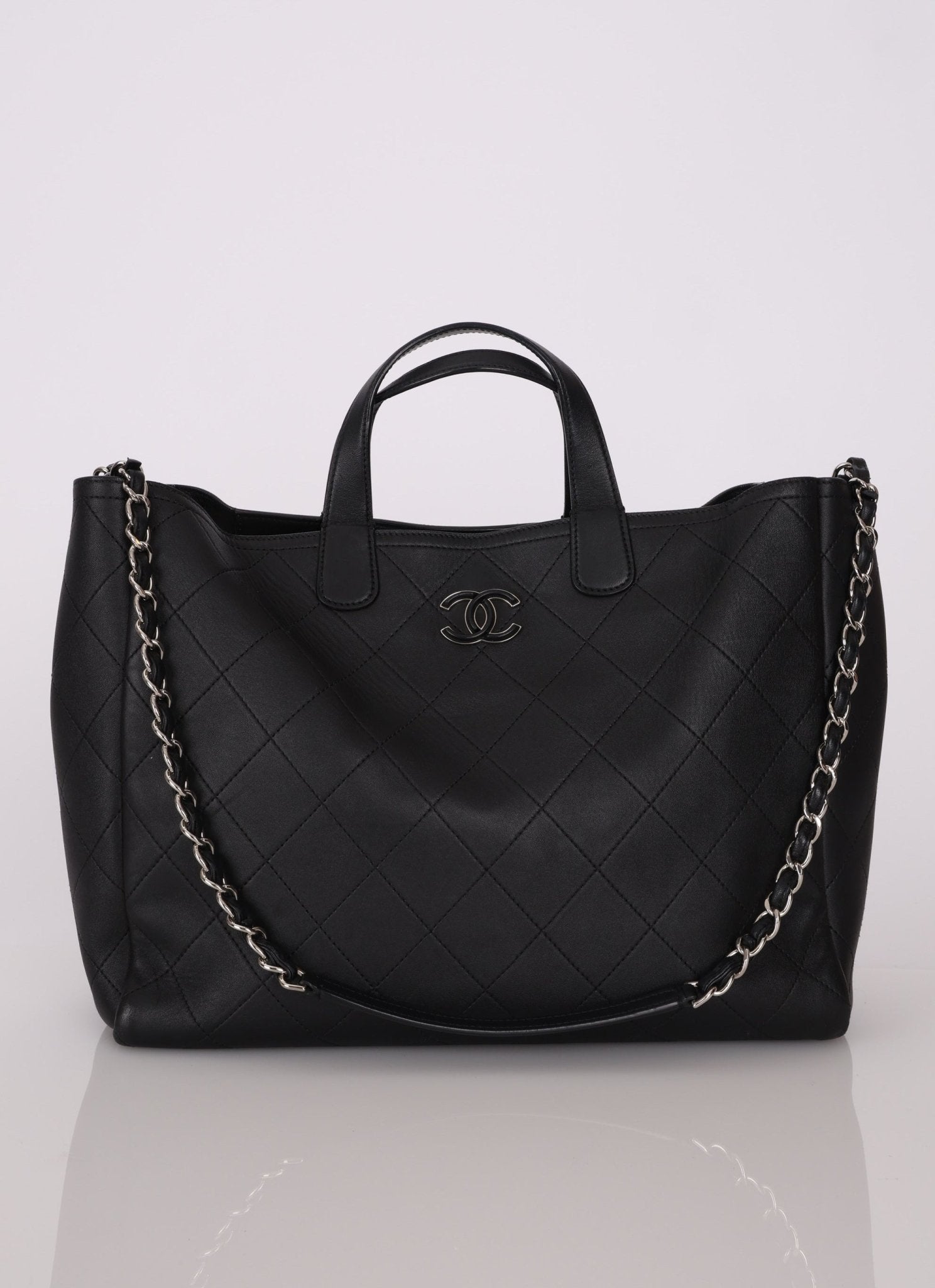 Chanel 2019 Bullskin Chain Shopper Tote - FashioNica