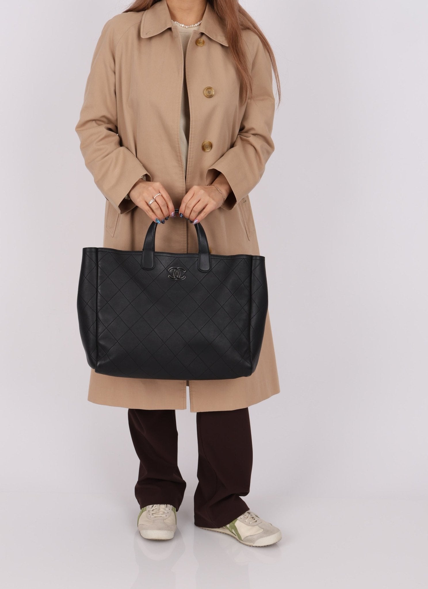 Chanel 2019 Bullskin Chain Shopper Tote - FashioNica