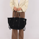 Chanel 2019 Canvas Double Face Deauville Small Shopping Tote Bag - FashioNica