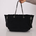 Chanel 2019 Canvas Double Face Deauville Small Shopping Tote Bag - FashioNica