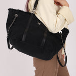 Chanel 2019 Canvas Double Face Deauville Small Shopping Tote Bag - FashioNica