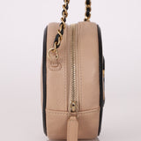 Chanel 2019 Caviar Filigree Round Crossbody - FashioNica