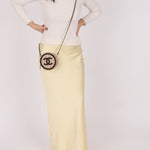 Chanel 2019 Caviar Filigree Round Crossbody - FashioNica