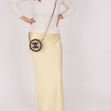 Chanel 2019 Caviar Filigree Round Crossbody - FashioNica