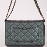 Chanel 2019 Caviar Iridescent Wallet on Chain GHW - FashioNica