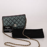 Chanel 2019 Caviar Iridescent Wallet on Chain GHW - FashioNica
