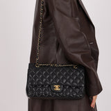 Chanel 2019 Caviar Medium Classic Double Flap GHW - FashioNica