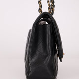 Chanel 2019 Caviar Medium Classic Double Flap GHW - FashioNica