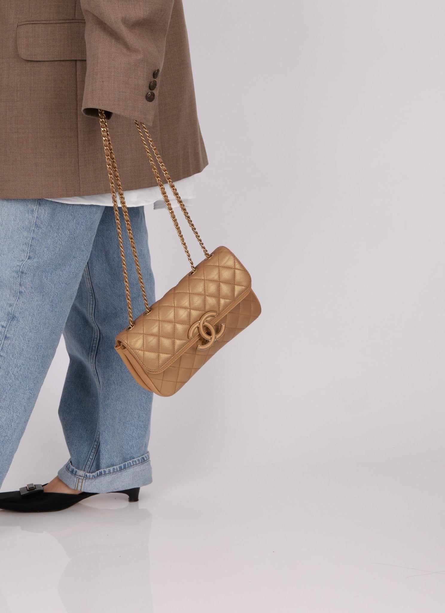 Chanel 2019 Chanel Iridescent CC Chic Small Flap Bag - FashioNica