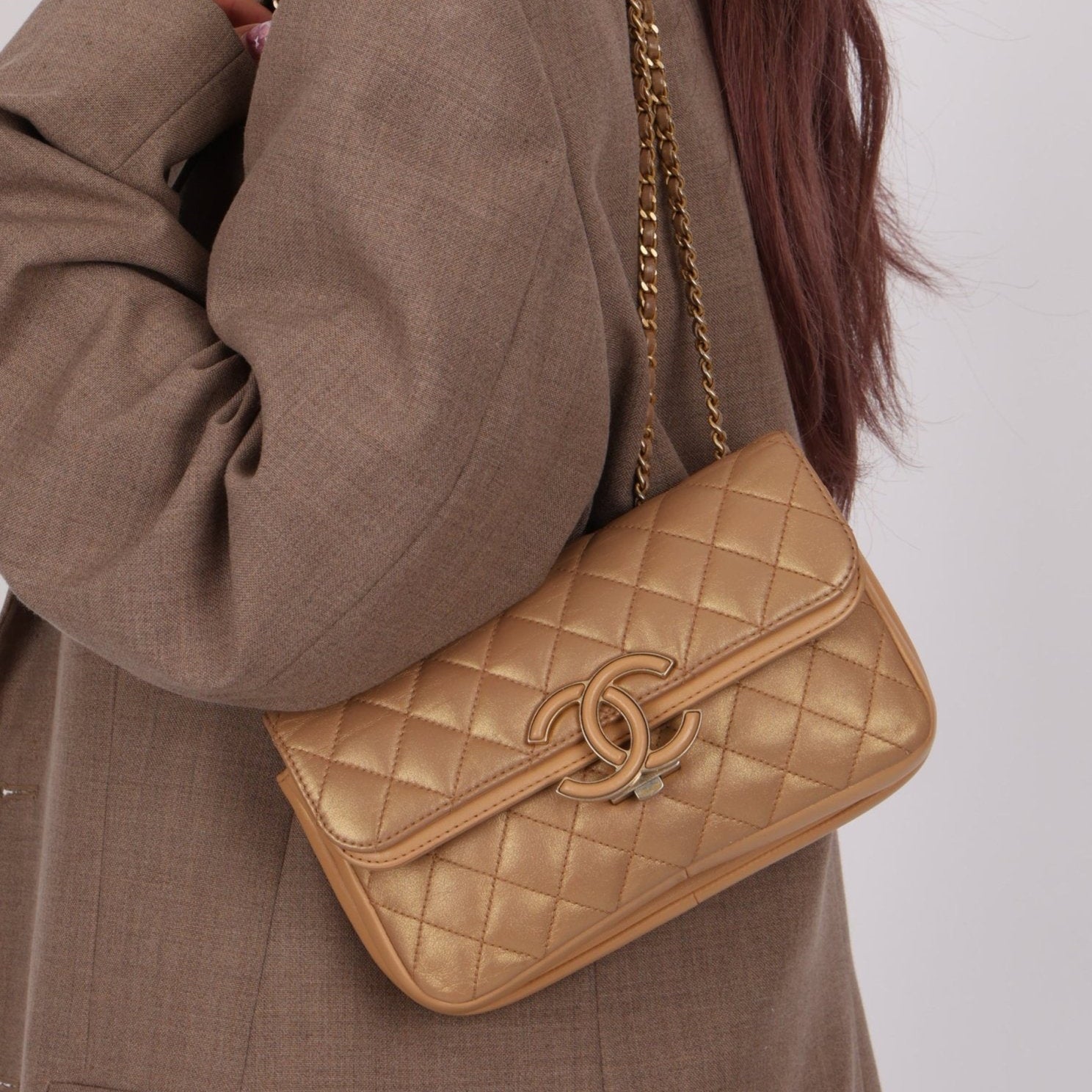 Chanel 2019 Chanel Iridescent CC Chic Small Flap Bag - FashioNica