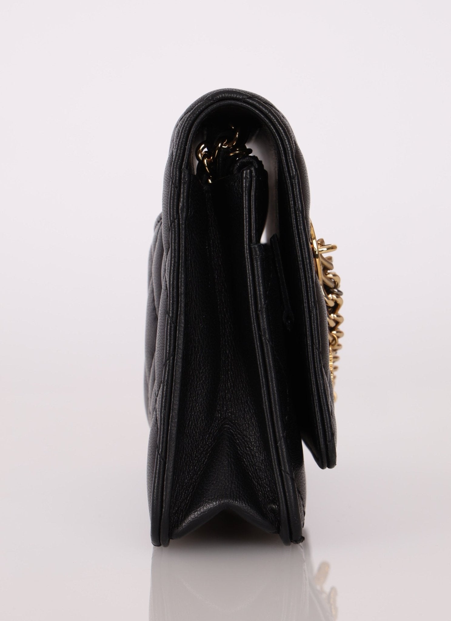 Chanel 2019 Egyptian Amulet Lambskin Charms Wallet on Chain - FashioNica