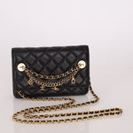 Chanel 2019 Egyptian Amulet Lambskin Charms Wallet on Chain - FashioNica