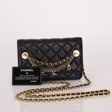 Chanel 2019 Egyptian Amulet Lambskin Charms Wallet on Chain - FashioNica