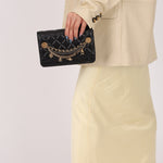 Chanel 2019 Egyptian Amulet Lambskin Charms Wallet on Chain - FashioNica