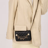 Chanel 2019 Egyptian Amulet Lambskin Charms Wallet on Chain - FashioNica